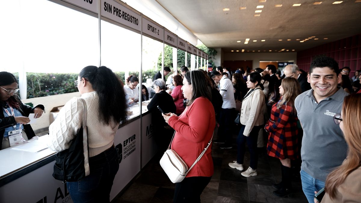 Agentes de viajes en el ingreso a EPTUR 2025. Agentes de viajes en el ingreso a EPTUR 2025.