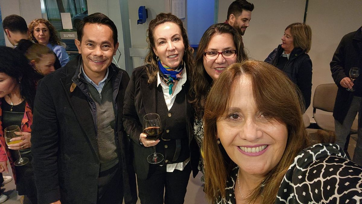 Diego Bermúdez, Katherine Lira, Patricia Rojas (CIC Travel) y Paola Durán (CIC Travel).