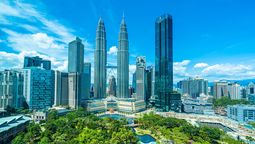 Kuala Lumpur el hogar de las famosas Torres Petronas de Malasia.