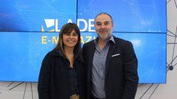 Los ejecutivos de Bahia Principe Hotels & Resorts: Malena Omoldi, directora comercial para Latinoamérica y México, y Gustavo Mesa, gerente comercial para Latinoamérica. 
