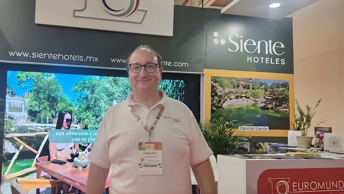 Francisco Román, CEO de Euromundo, en el Tianguis Turístico México 2026.