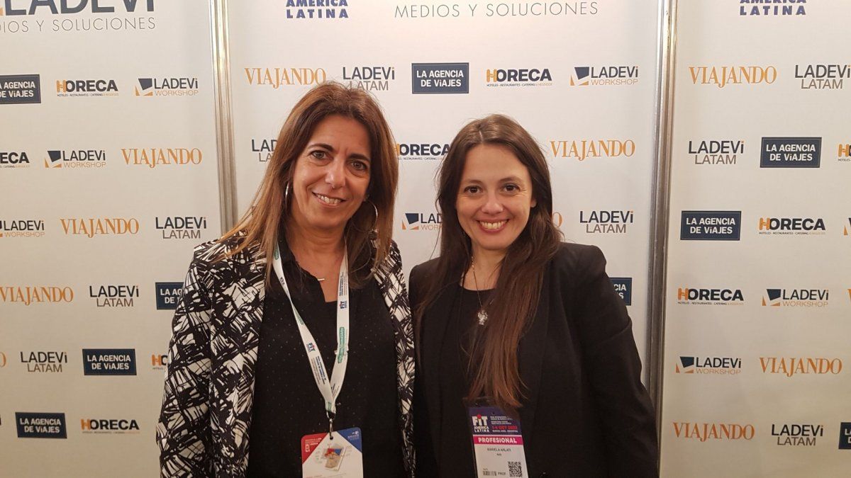 Vanina Mamud (izquierda) comentó las novedades de Avis Budget.