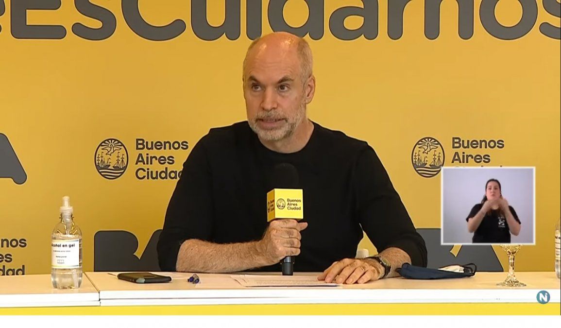 El jefe de Gobierno de la Ciudad, Rodr&iacute;guez Larreta, anunci&oacute; la medida.&nbsp;
