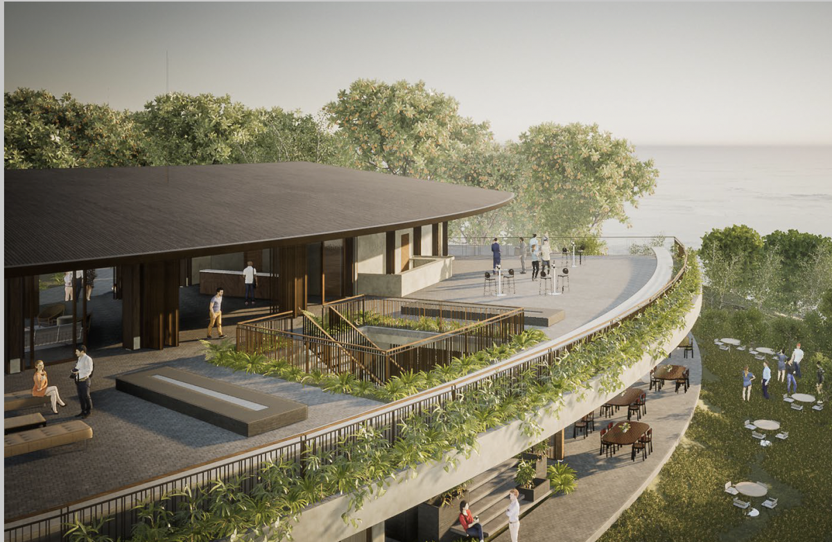 Render del Waldorf Astoria Cacique, lo nuevo de Hilton en Costa Rica.