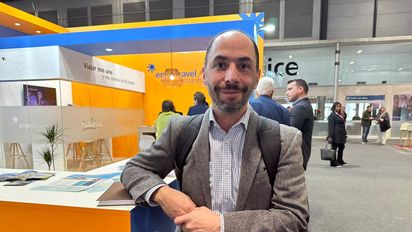 Antonio Taverna, gerente general de Viajes Fama, en Fitur 2023.