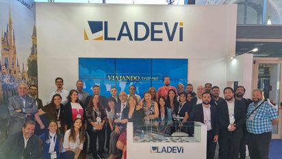 Ladevi presente en la Feria Internacional de Turismo de América Latina como desde su primera edición y sus ferias antecesiras desde 1989. Todo el equipo de Ladevi a pleno como en todos los eventos en que la editorial participa.