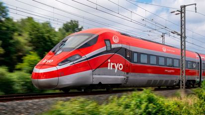 Tren de la compañía ferroviaria Iryo