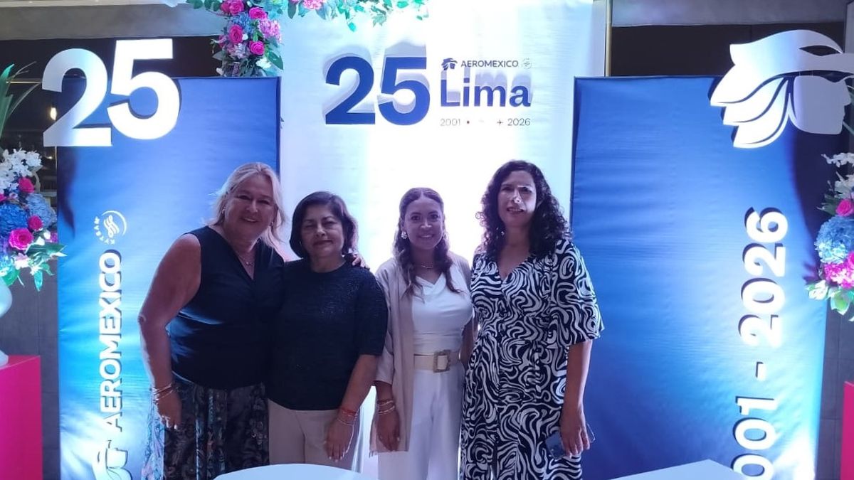 Operadores turísticos estuvieron presentes en el aniversario de Aeroméxico.