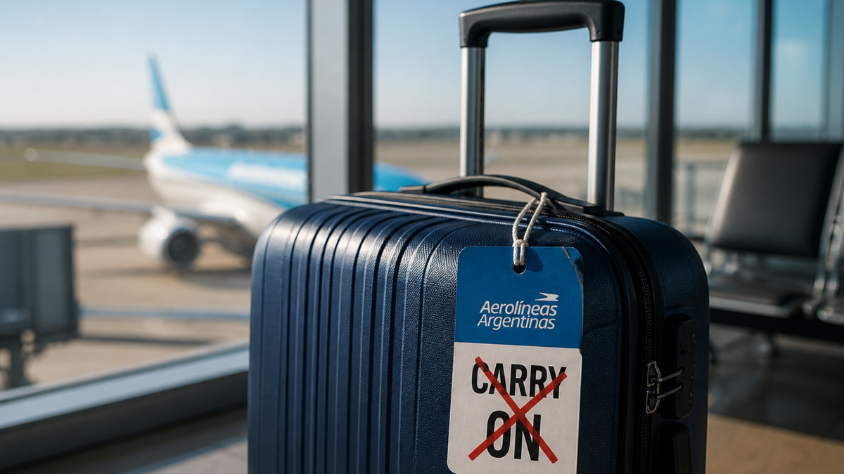 Aerolíneas Argentinas comenzará a cobrar aparte el carry on en sus tarifas más económicas y te contamos lo que debés saber al respecto.