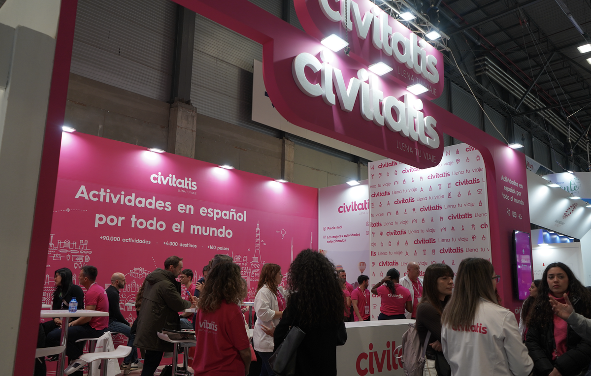 Stand de Civitatis en Fitur 2025.