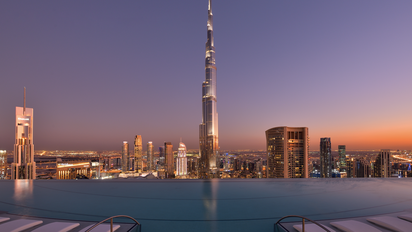 Vistas de la azotea del Adresss Sky View, &nbsp;uno de los hoteles de The Prestige Collection.