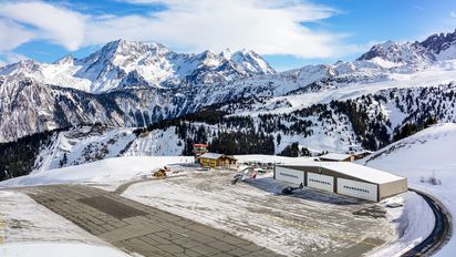 Vista de Courchevel, Francia