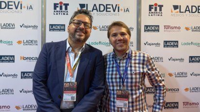 Guillermo Gordillo, representante comercial de Giratur; y Jorge Muñoz, director comercial de Giratur.