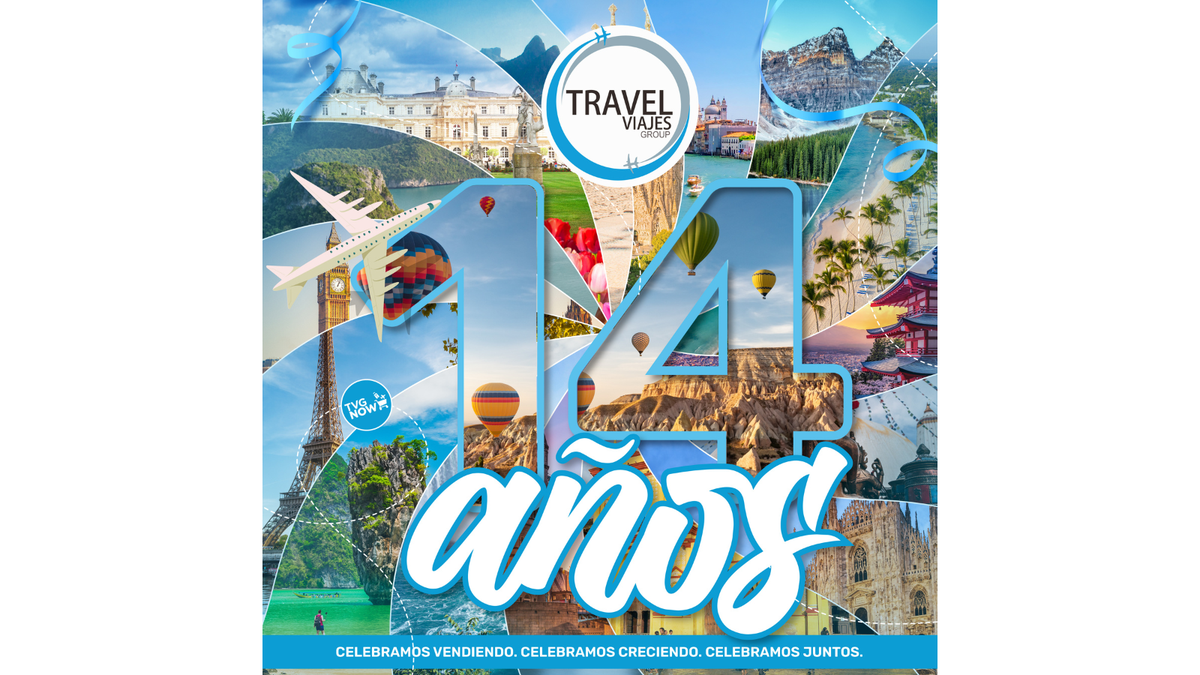 Con oferta en Europa y otros continentes, Travel Viajes Group celebra 14° aniversario de servicio a las agencias de viajes.&nbsp;