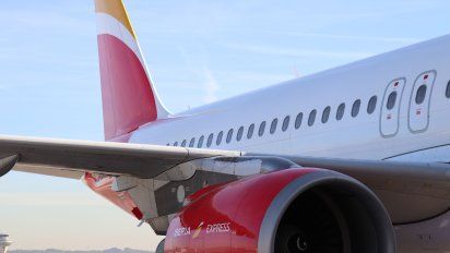 Uno de los Airbus A320 de Iberia Express.