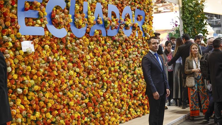 El presidente de Ecuador Daniel Noboa presente en Fitur 2024.