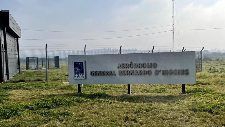 El Aerodrómo Bernardo OHiggins de Chillán actualmente no está habilitado para operar vuelos domésticos.