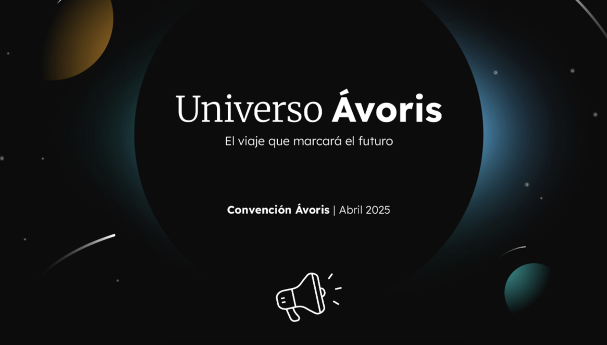 Cartel de la convención anual de Ávoris en 2025.