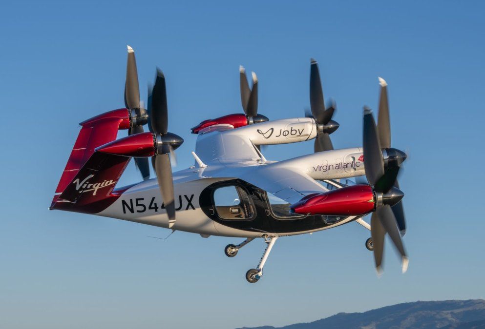 El eVTOL (Electric Vertical Take Off and Landing) de Joby Aviation con los colores de Virgin Atlantic - Ladevi Medios y Soluciones El eVTOL (Electric Vertical Take Off and Landing) de Joby Aviation con los colores de Virgin Atlantic