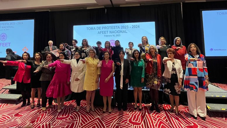 Karin Baldamus asumió la presidencia de AFEET para el periodo 2023, desde donde fortalecerá la capacitación, el networking y la responsabilidad social.&nbsp;