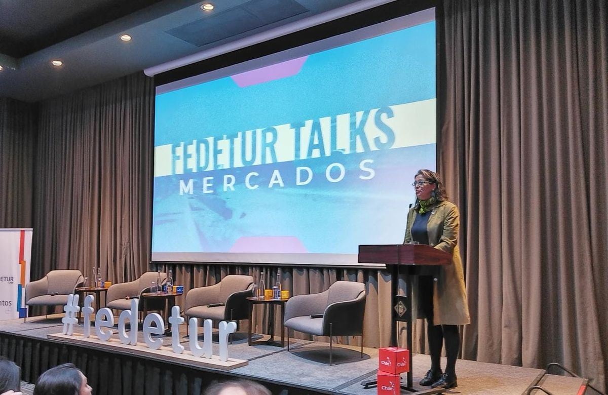 Verónica Pardo estuvo presente en las Fedetur Talks. 