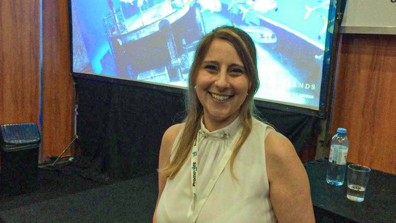 Carla Polise, directora comercial de Promovêre, empresa encargada de la promoción de Islas Caimán.