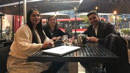 Equipo de Pacific Reps junto a Pablo Muñoz, de MAWDY; preparando los detalles del próximo Travel Sale.  