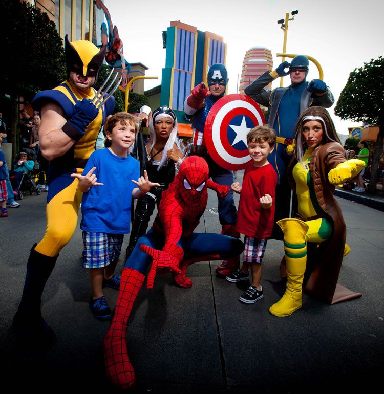 Los superhéroes de Marvel protegen Islands of Adventure.