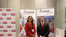 Patricia Cevallos y Erick Noboa de Universal de Viajes asistieron al Workshop de Ladevi Guayaquil. 