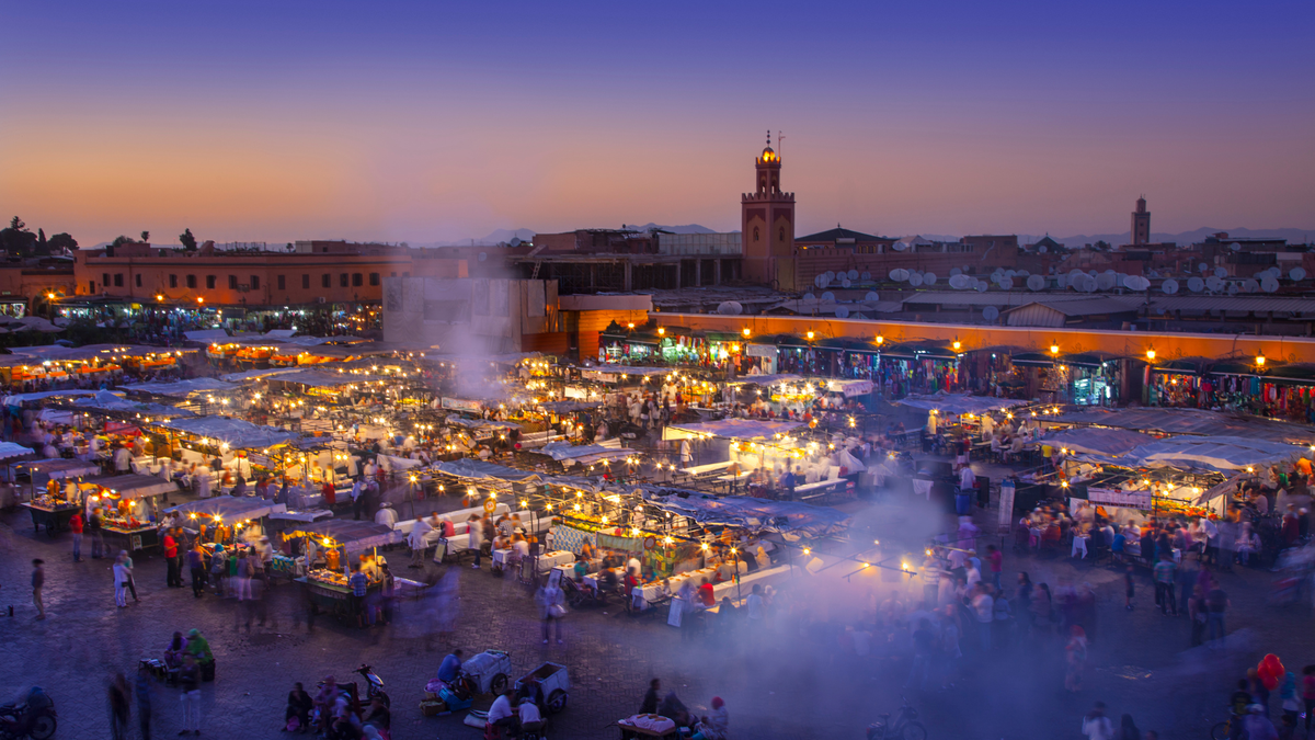 Marrakech, capital de Marruecos.