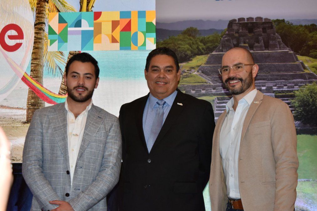 Durante el evento de Belice estuvieron presentes Yósel V. Gomez Ortigoza, Víctor Manjarrés y Alejandro Buitrago de TM Americas.