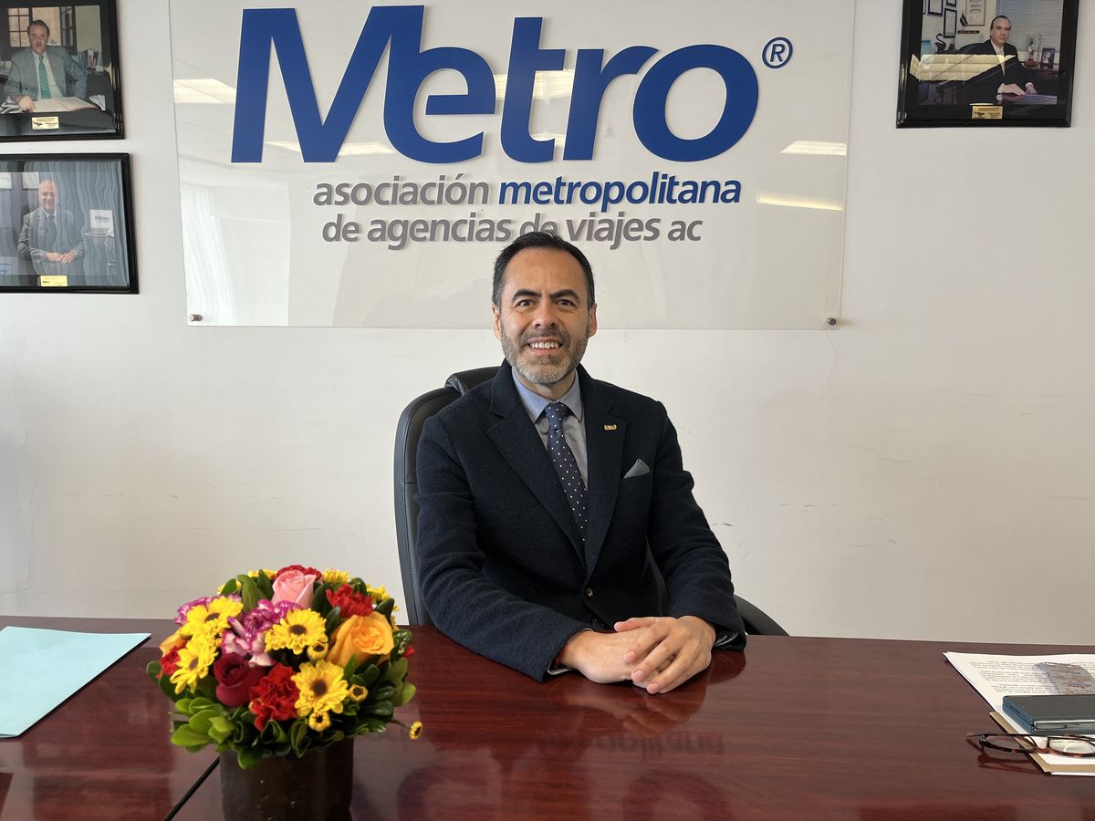 El presidente de la Asociación Metropolitana de Agencias de Viajes (Metro), José Luis Medina.