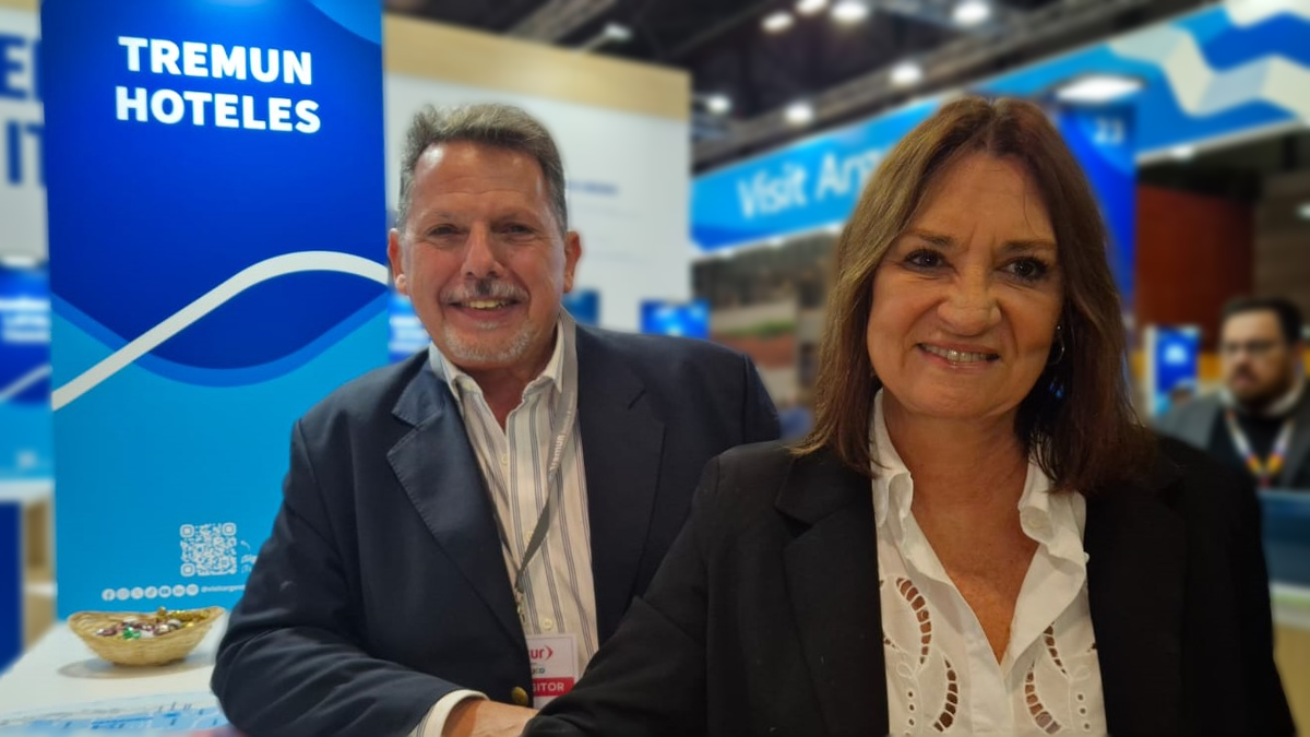 Tremun Hoteles, presente en el stand de Visit Argentina.