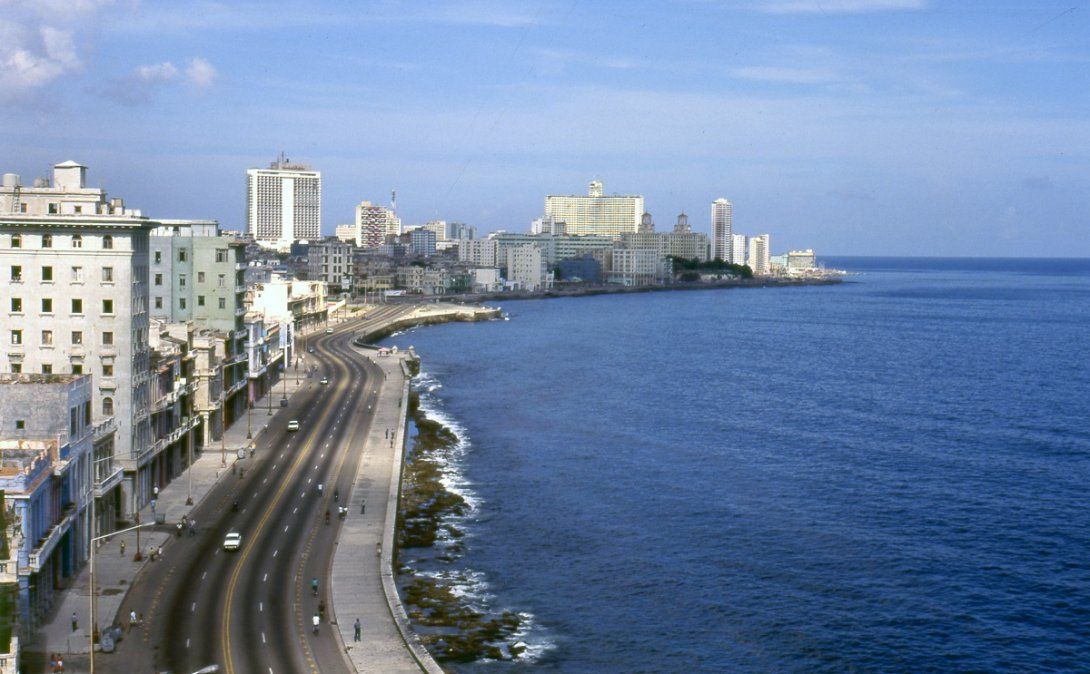 El malecón de La Habana.