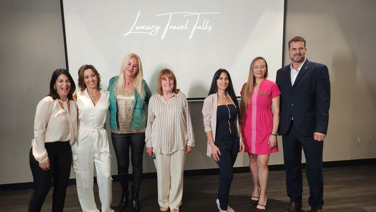 Los panelistas de la primera edición del ciclo 2025 de Luxury Travel Talks.