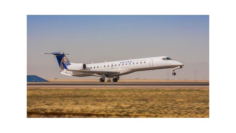 Un Embraer EMB-145 de United Airlines operado por ExpressJet.