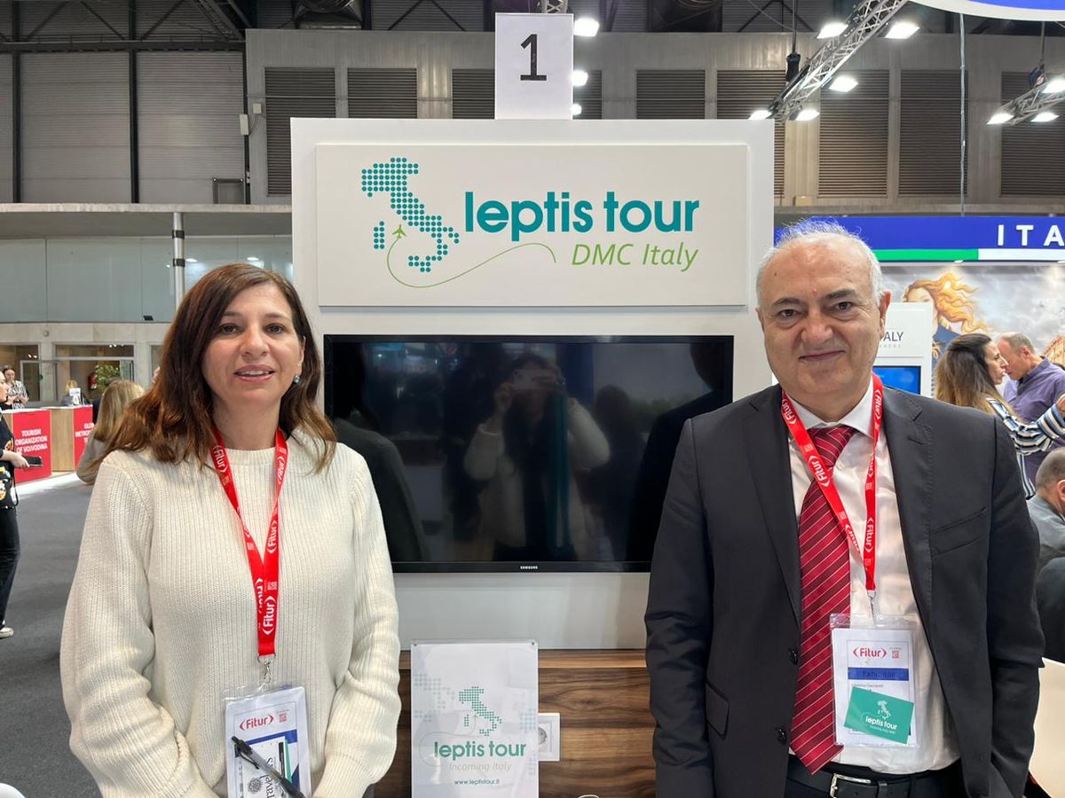 Samantha Bechara y Celestino Ciacciarelli, de Leptis Tour.