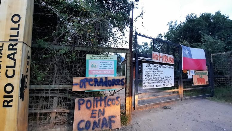 El paro de los trabajadores de Conaf se mantendrán desde el jueves 28 hasta el viernes 29 de noviembre.&nbsp;