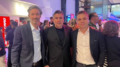 Directivos de Assist Card: Emmanuel Cafici, gerente Comercial y Regional Training & AGV Manager; Fernando Padrón, COO; y Carlos Stefani, CEO de Assist Card.
