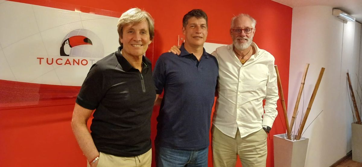 Tucano Tours: Carlos Alonso, Gerardo Nizetich y Alejandro Duarte.