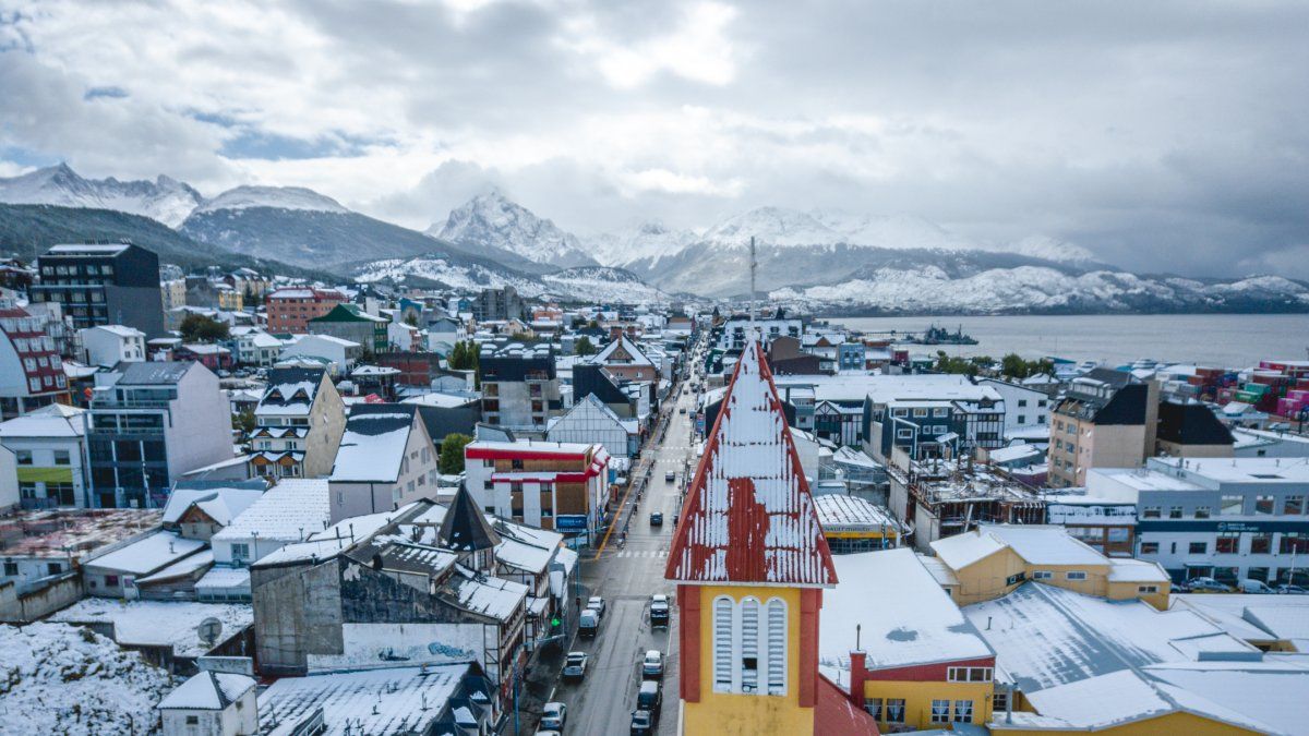 Ushuaia en invierno, con la fuerza natural de la nieve
