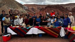 Turismo Sostenible en San Pedro de Atacama: La primera actividad consistió en un recorrido por el Valle del Arcoíris a cargo de ProGuías.