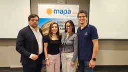 Antonio Márquez, director comercial de Mapa Group; Mary Guizado, gerente general de Vip Viajes; Mónica Salamanca, gerente comercial para Ecuador, Colombia y Perú de Mapa Group; y Roberto Revoredo, director comercial de CIC Travel en Perú.
