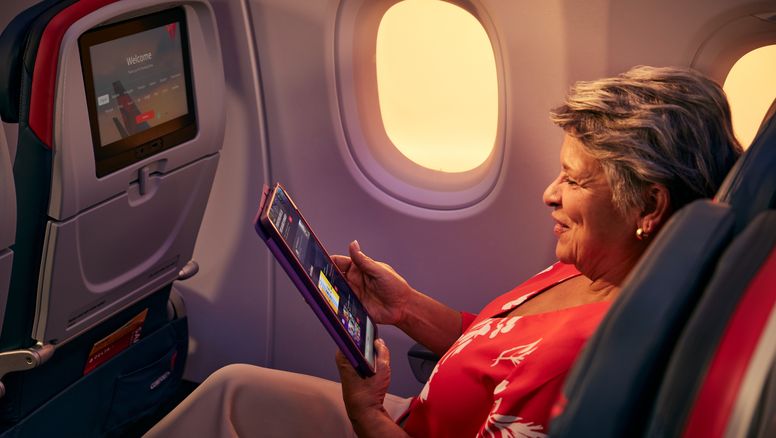 Delta Air Lines: Delta Sync Wi-Fi ofrece a los viajeros nuevas maneras de mantenerse conectados y entretenidos.