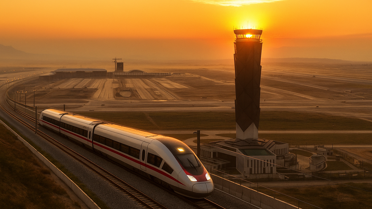 El servicio de tren entre el Aeropuerto Internacional de la Ciudad de México (AICM) y el Aeropuerto Felipe Ángeles (AIFA) podría comenzar a operar en 2040.