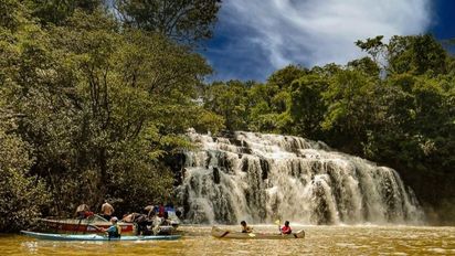 El paraíso desconocido con piscinas naturales en Misiones