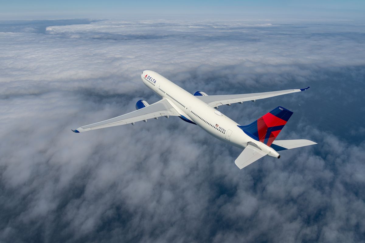 Uno de los aviones de la flota de Delta Air Lines.