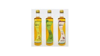 Aceites Krol saborizados con ajo, albahaca y limón