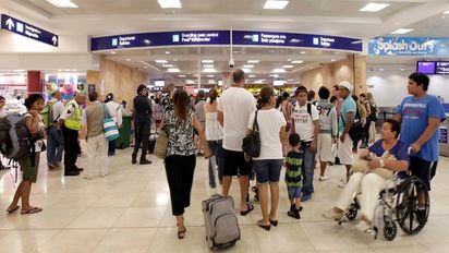 En enero y febrero de 2025, las aerolíneas con mayor flujo de pasajeros en vuelos nacionales fueron Viva Aerobus y Volaris.