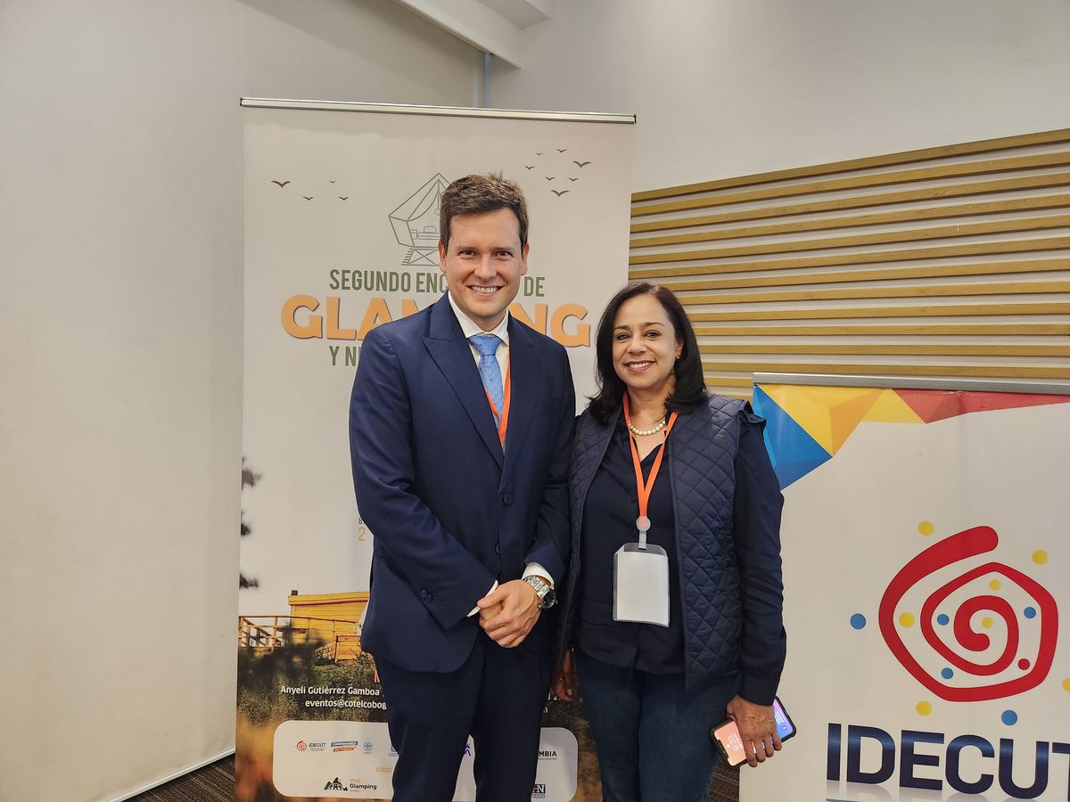 José Andrés Duarte García, presidente ejecutivo de Cotelco Nacional y María Patricia Guzmán, directora ejecutiva de Cotelco Bogotá-Cundinamarca.